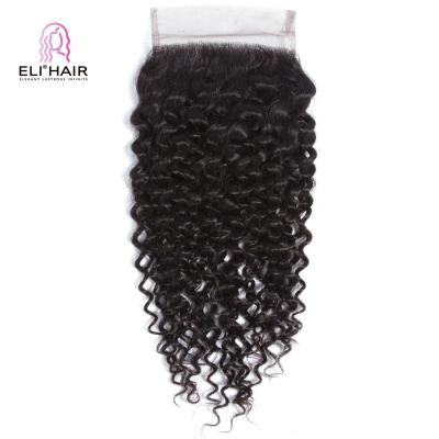 China 100% Virgin Hair ELI RTS 5x5 Lace Closure Hair Wigs All 100% Raw Virgin Hair Brazilian Textured Closures And Headbands for sale