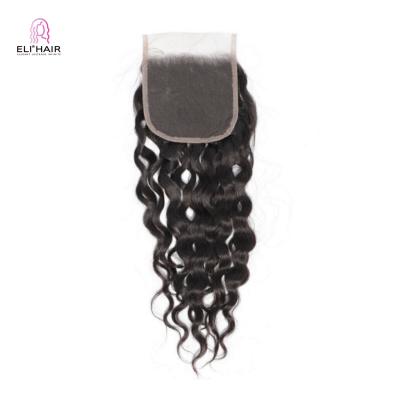 China ELI Private Label Mink Loose Deep Wave Peruvian Hair Bundles With Closure Brazilian Virgin Hair Weave Extensions for sale