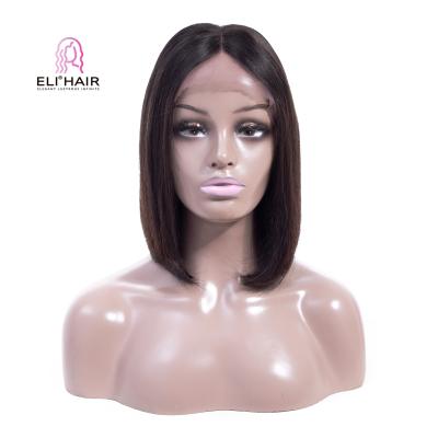 China 100% Raw Double Cuticle Pulled Virgin Wave ELI HD Silky Straight Full Lace Wig Cuticle Aligned Human Brazilian Crochet Hair Wigs Vendors for sale