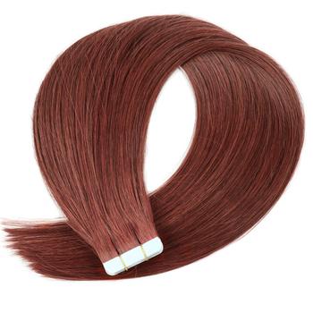 China ELI Hair Extensions Tape In Raw Silky Straight Virgin Human Hair 100% Indian Wave Tape Hair Extension Vendors for sale