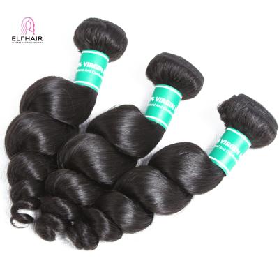 China 2021 New Arrival Loose Wave ELI Loose Wave 100% Virgin Raw Cuticle Aligned Hair Bundles With Closure , Wholesale Hair Extensions for sale