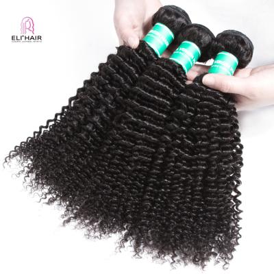 China 2021 New Arrival Brazilian Curly Wave ELI Wave Vrigin Hair Bundles Wig 100% Weaving Remy Brazilian Hair Weave Double Weft for sale