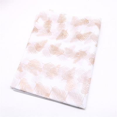 China Biodegradable Personalized Printing Brown Wedding Wrapping Small Tissue Paper For Flower Bouquet for sale