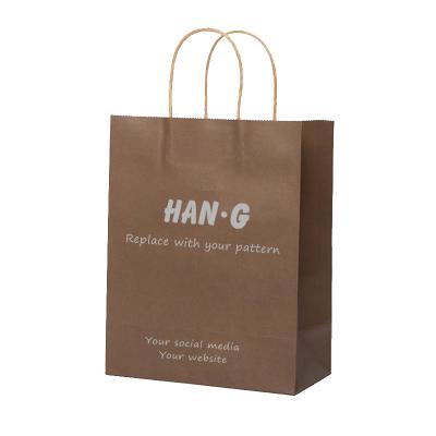 China Fashion boutique eco-friendly recyclable custom thick vertical portable paper bags for charcoal briquettes for sale