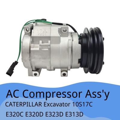 China 10S17C Air Conditioner Compressor ST170202 For erpillar E320C E320D E323D E313D for sale