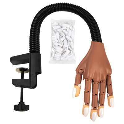 China Nail Beauty Salon New Design Fingertip Flexible  Practice Hands Professional Nail Training Practice Hand Manicure Hands for sale