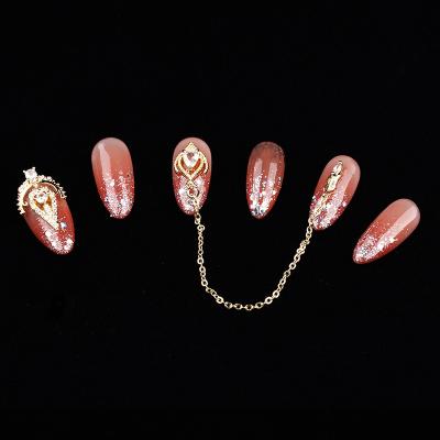 China Flexibility Clear & Natural Full Buffed Medium Almond Nail Tips Acrylic False Artificial Nails Tapered Square Nail Tips for sale