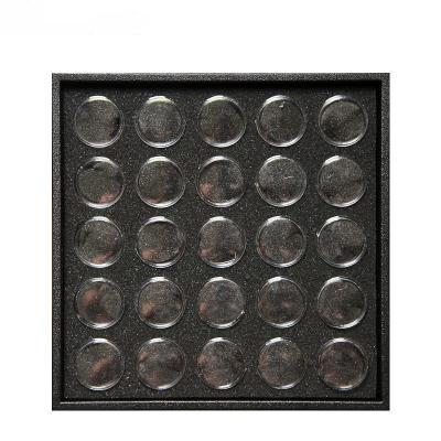 China Convenient Accessories Box--25 compartment Nail Art Empty Box Round Bottle Clear for Earring Rhinestone for sale