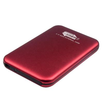 China Mini USB 2.0 hdd sata aluminum enclosure external hdd enclosure 2.5 inch for sale