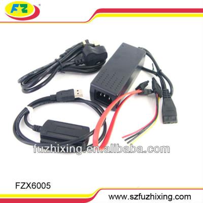 China COMPUTER FCC JM20337 USB 2.0 to IDE SATA 5.25 S-ATA/2.5/3.5 Adapter Cable for sale