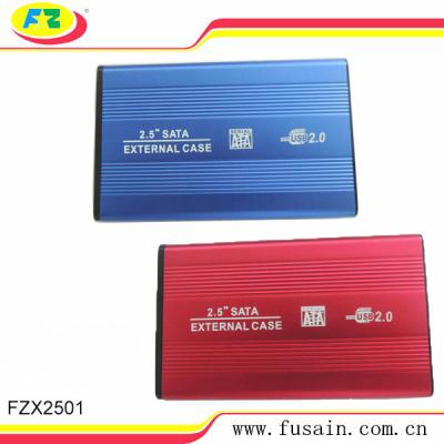 China Aluminum USB Hard Disk Cases 2.5 Hdd Cart Enclosure for sale