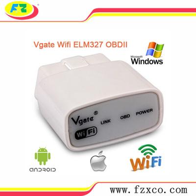 China All OBD II Compliant Vehicles Vgate WIFI ELM327 obd2 v1.5 Car Diagnostic Code Reader for sale