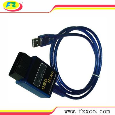 China Scan and Check Engine Vehicle Computer ECU OBD2 OBDll USB ELM327 Diagnostic Scanner for sale