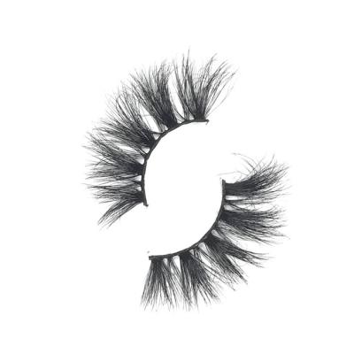 China Mink 25mm Long Lashes Mink Fur Lashes Natural Human Eyelash Vendor for sale