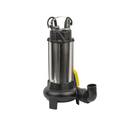 China Automotive Industry V Series V1100DF 1.5HP Sewage Vacuum Crusher Pump Sewage Pump with Float Switch for Mud Transfer for sale