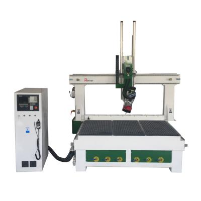 China Building Material Stores 4 Axis 4 Axis CNC Router 4 Axis 1325 CNC Wood Router for sale