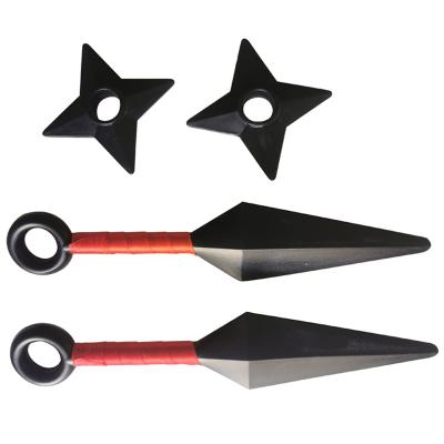 China Movies Anime Ninja Cosplay Kunai Plastic Props Toys Katana Sword Props Props Ninja Playset Boy Gift for sale