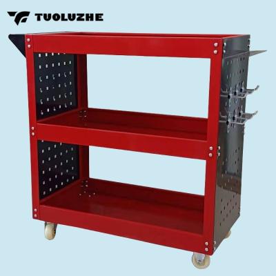 China Easy to operate and safe to use Multi functional tool cart Car maintenance tool storage cart tool trolley for sale