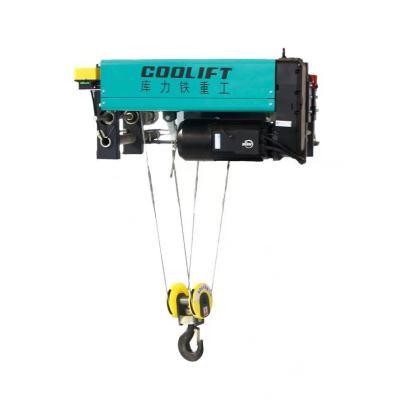 China European Type Two Speed ​​Single Beam Workshop 2 Ton Electric Wire Rope Hoist for sale