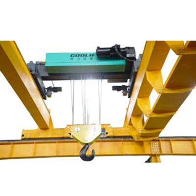 China European workshop style 40 ton 18m double girder wire rope hoist for sale for sale