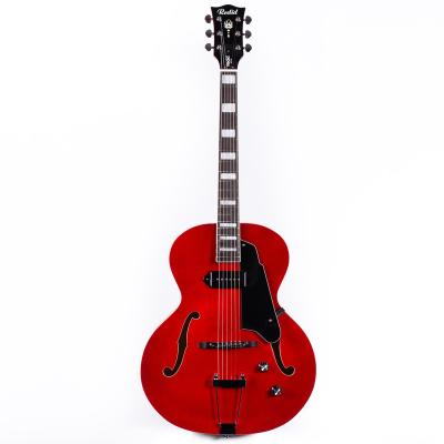 China 2022 maple remade red guitar professional manufacturer electric guitar jazz electric guitar wholesale for sale