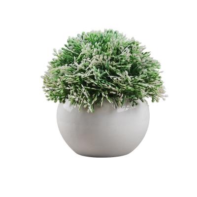 China Artificial Home Potted Plastic Grass Wedding Office Flower Green Plant/Amazon Decor Home Decoration For Office Indoor Decoration for sale