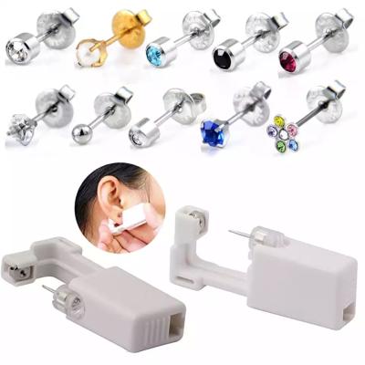 China SIEYEAY FASHIONABLE Body Needles Tool Ear Gun Earring Machine Ear Piercing Nose Piercing Gun for sale