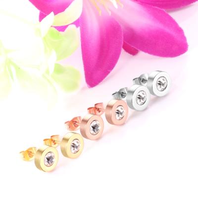 China SIEYEAY 2021 CLASSIQUE Latest Popular Multi Color For Women Girl Fashion Jewelry Stainless Steel Stud Earrings Crystal Earrings Set for sale