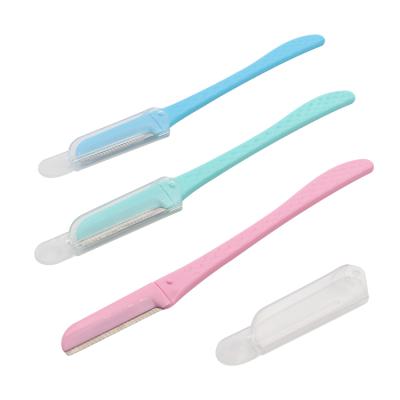 China High Quality Factory Handle ABS High Quality Care Beauty Care Trimmer Eyebow Hair Trimmer Eyebrow Eyebrow Knife Small Size for sale