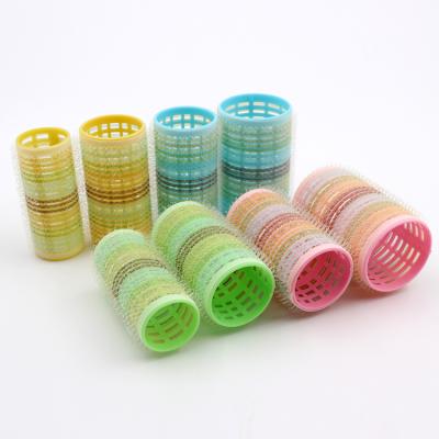 China OEM Multi-Sizes Easy To Use Colorful Hair Roller Durable Plastic Hair Roller Rollers for sale