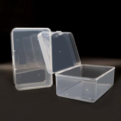 China Plastic Sponge Cosmetics Makeup Storage Box Cotton Transparent Clear Storage Box for sale