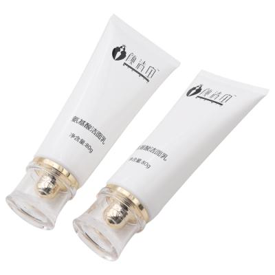 China Good Quality Cosmetic Hand Cream Tube 80ml Body Lotion Soft Plastic Tube With Screw On Lid Hand BB Cream Foundatioin Squeeze Container Tube for sale