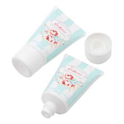 China Small Capacity Plastic Hand Cream Tube 30ml Body Lotion Hand Cream Tube With Screw On Lid BB Cream Foundatioin Squeeze Container Tube for sale