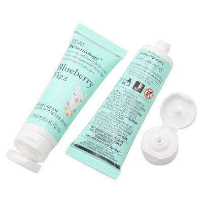 China 30ml Tube Cosmetic Packaging Tube Body Lotion Hand Cream Plastic Hand Cream Tube With Flip Top Lid BB Cream Foundatioin Squeeze Container Tube for sale