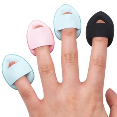 China Puff Cosmetic Makeup Puff Finger Puff Air Shape Waterdrop Air Cushion BB Cream Puff Makeup Foundation Facial Professional Concealer Pencil for sale