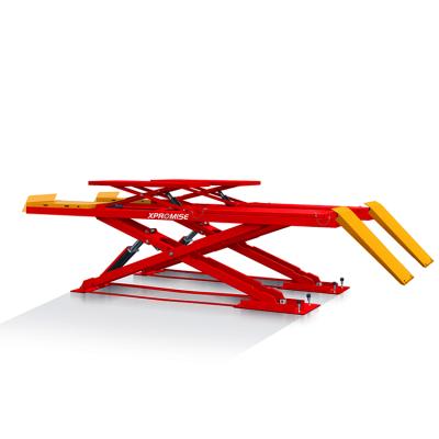 China Check Boxes High Security Alignment Scissor Lift Machine For Car Workshop 4000kg for sale