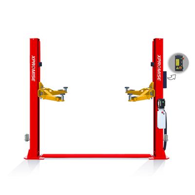 China Hydraulic 4T 2 Baseplate Lift Car Lift Garage Real Time Measuring Lifting Machine for sale