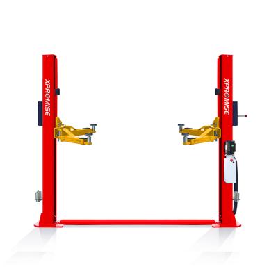 China Car Lift Manual Lift 2 Side Manual Actuator Two Pole Lift With CE 4000kg for sale