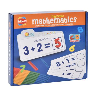 China DIY Educational Learning Spelling Counting Math Toy Games 81pcs 3D Arabic Numbered Magnets for sale