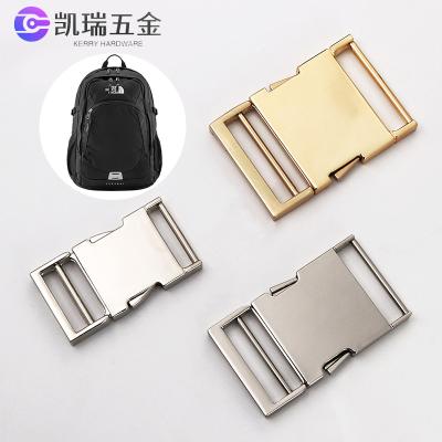 China Hot Selling Best Wholesale Metal Hardware Backpack Buckle Carabiner Schoolbag Adjustable Buckle for sale