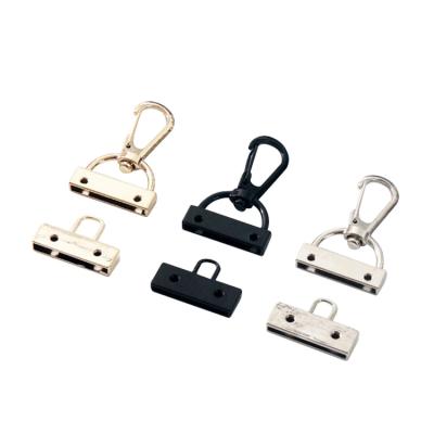 China Durable And Stylish Zinc Alloy Main Chain Backpack Lanyard Hardware Accessories Spring Hook Strap Pull Head Lock Screws for sale