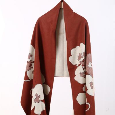 China Hot Selling Custom Made Fancy Soft Feeling Scarves Shawls Custom Printed Half Pleated Shawls for sale