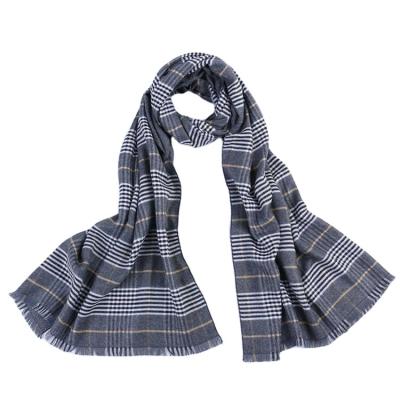 China Sweet Soft Feeling Specializing in Making Fashionable Korean Striped Plaid Winter Warm Shawl for sale