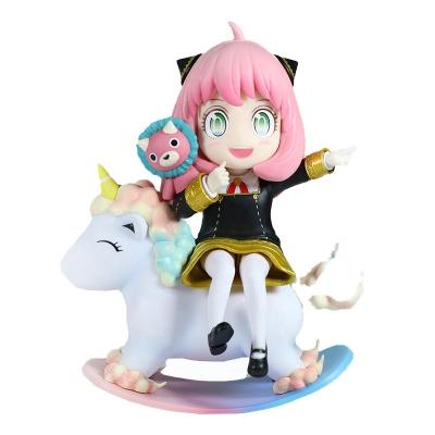 China Wholesale PVC Anime Chamber Joel Fujie Melon God Anya Forger Spy X Family Ania Aniyafujie Rocking Horse Model Action Number for sale