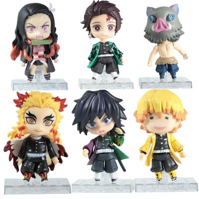 China Inosuke #1361 Tanjirou #1193 Nezuko #1194 Zenitsu #1334 Cartoon Toy 5 Styles Demon Slayer PVC Toys Action Figura Kimetsu No Yaiba Model for sale