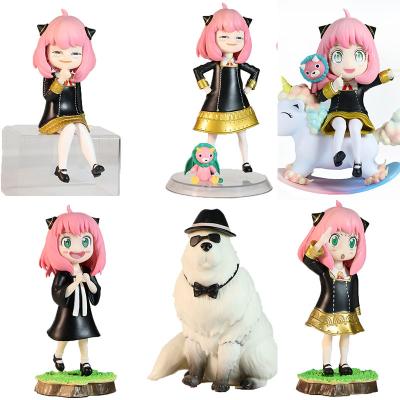 China Wholesale Anya Forger Family Anya fujie Model Cosplay Character Action Figure Spy X Melon God Toy Anime House Joel Fujie Cartoon for sale