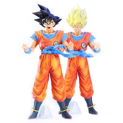 China Toy Wholesale Japanese Anime Super Saiyan Cartoon Son GoKu Dragon Ball Z Action Numbers PVC Action Number Model Toys for sale