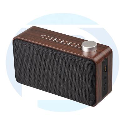 China No Fashion New Party Mini BT5.0 W5A Wooden Music Smart Portable Outdoor Wireless Wooden Speaker for sale