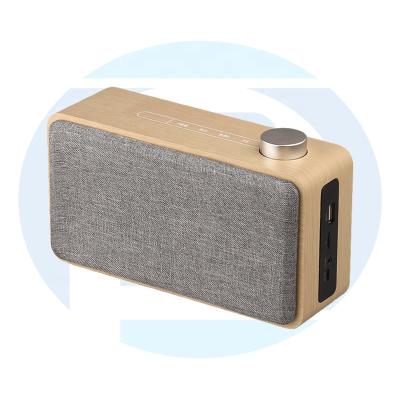 China No Hot Sale Wooden Speaker Portable Speakers, Wooden Subwoofer Mini Wireless BT W5A Speaker for sale