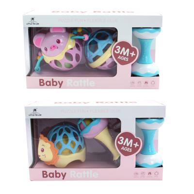 China Toy Good Quality Soft Baby Toys Gift Set Baby Rattle Plastic Rattle Toys Newborn Toys for sale